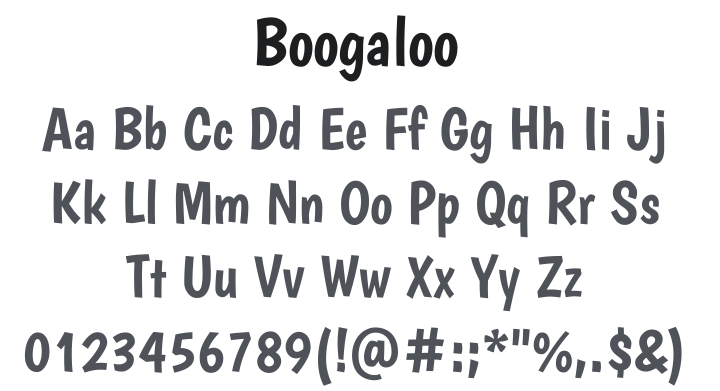 Boogaloo Font