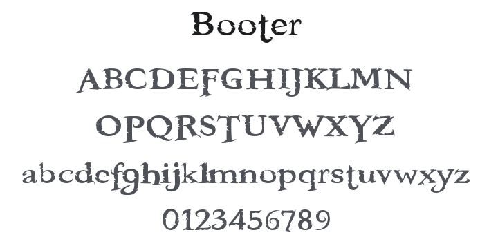 Booter Font Family