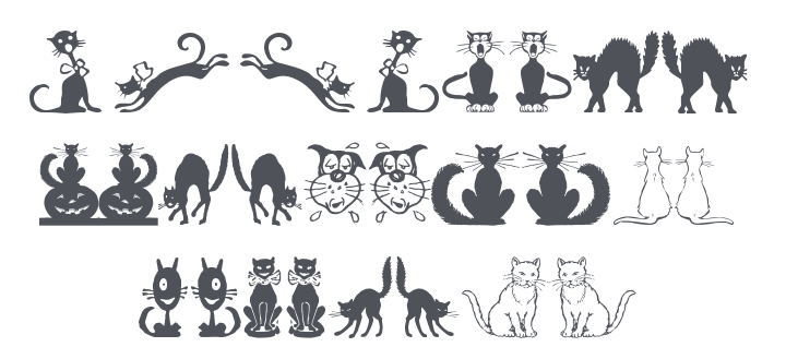 Border Cats Font