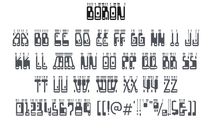 Boron Font