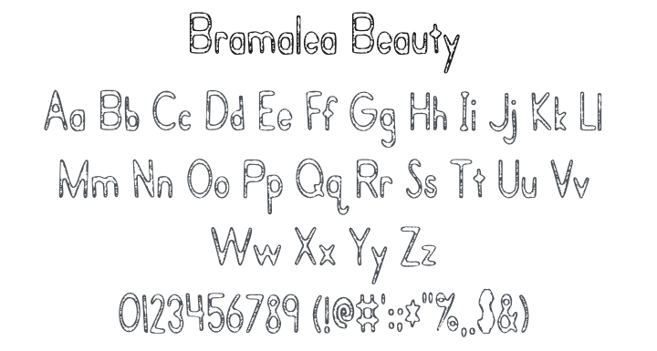 Bramalea Beauty Font