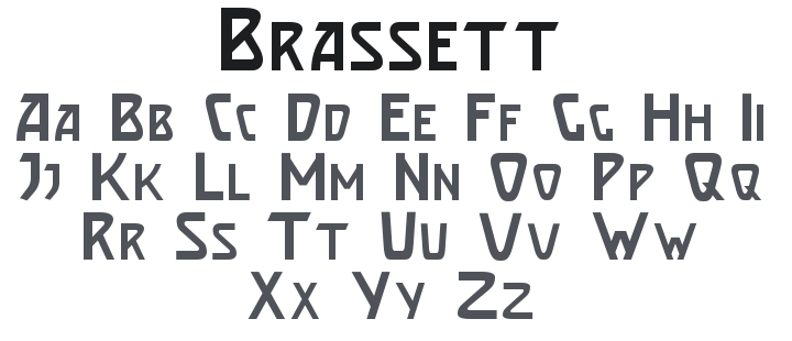 Brassett Font Family