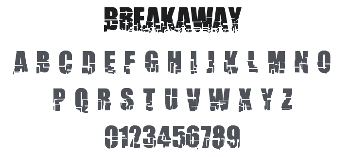 Breakaway Font
