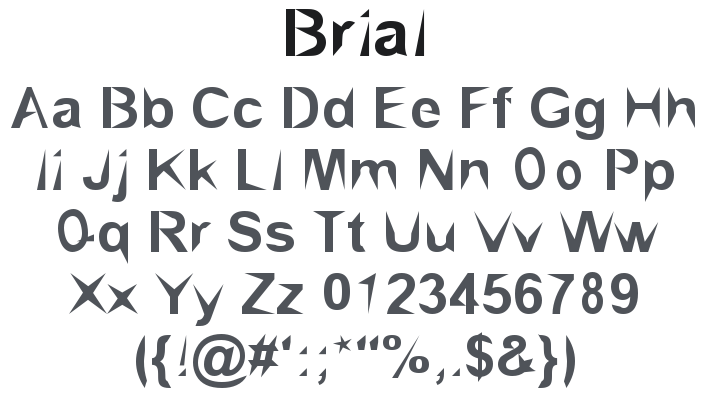 Brial Font