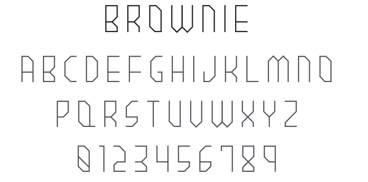 Brownie Font Family