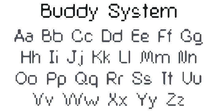 Buddy System Font