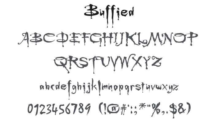 Buffied Font