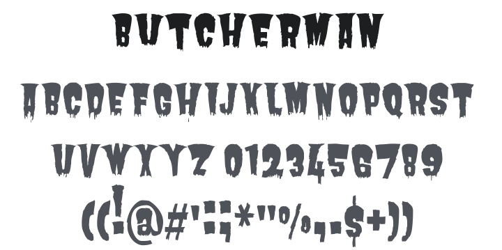 Butcherman Font