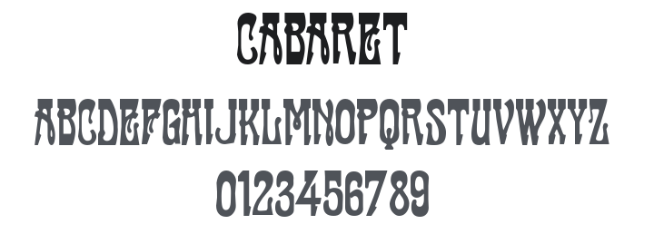 Cabaret Font Family