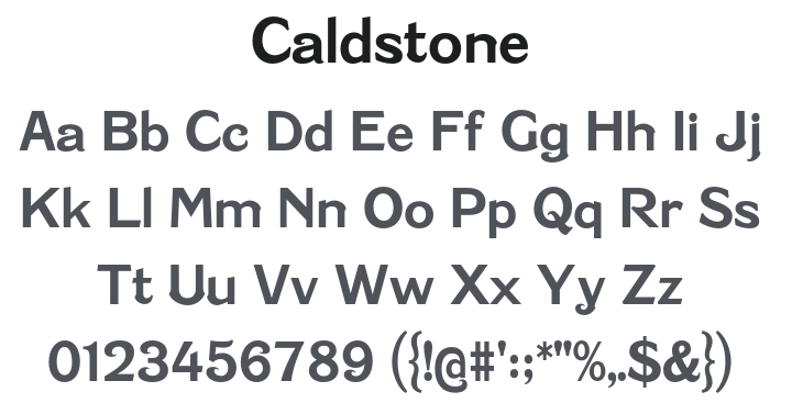 Caldstone Font Family
