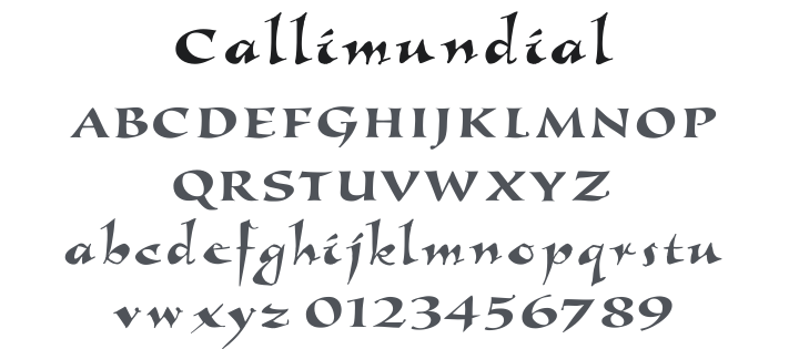 Callimundial Font
