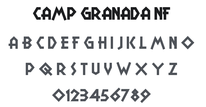 Camp Granada NF Font