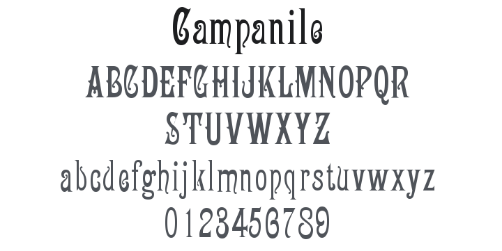 Campanile Font
