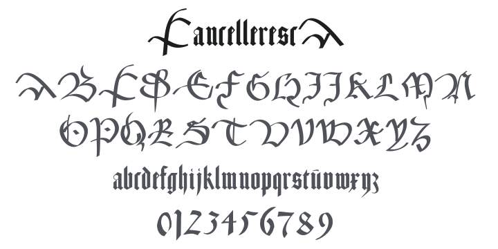 CancellerescA Font