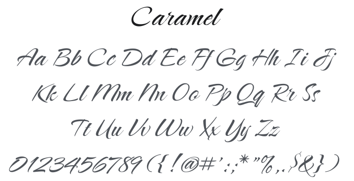 Caramel Font