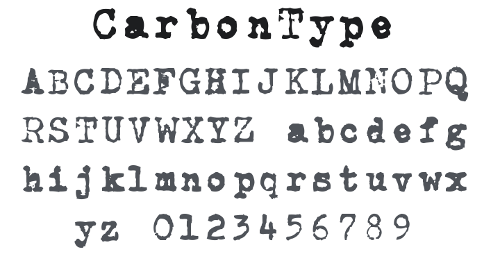 CarbonType Font