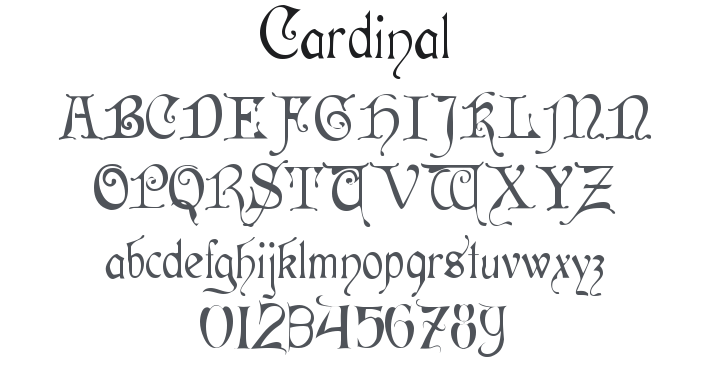 Cardinal Font Family