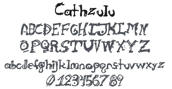 Cathzulu Font Family