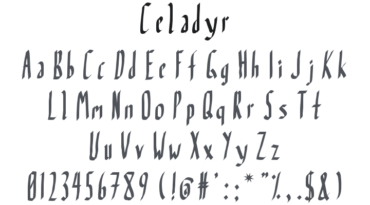 Celadyr Font