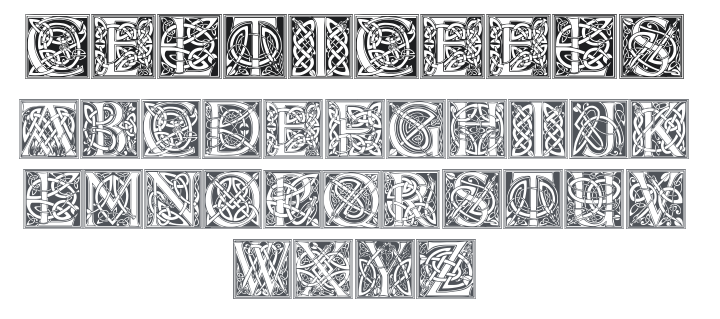 Celtic Eels Font