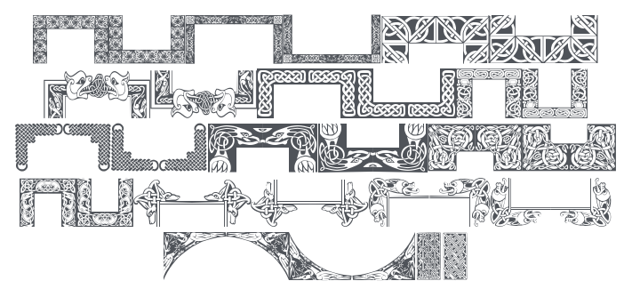 Celtic Frames Font