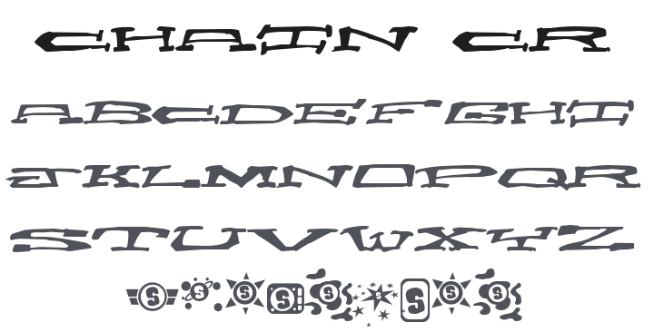 Chain Crank Font