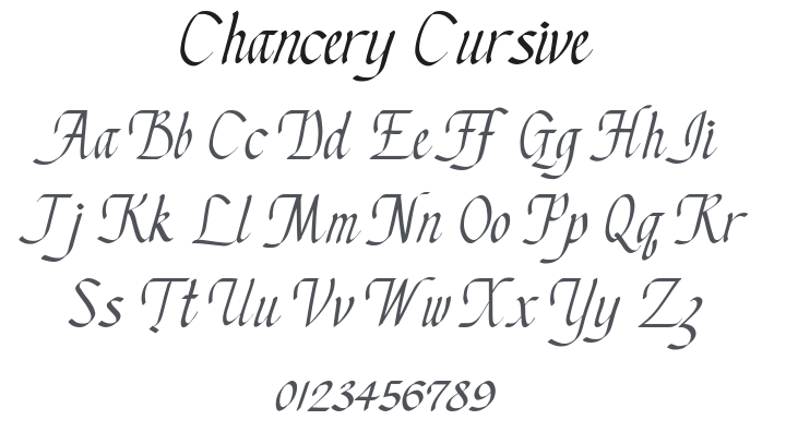 Chancery Cursive Font