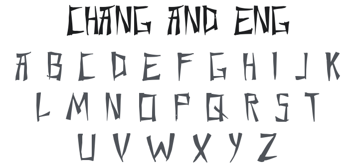 Chang and Eng Font