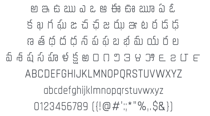 Chathura Font Family