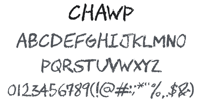 CHAWP Font
