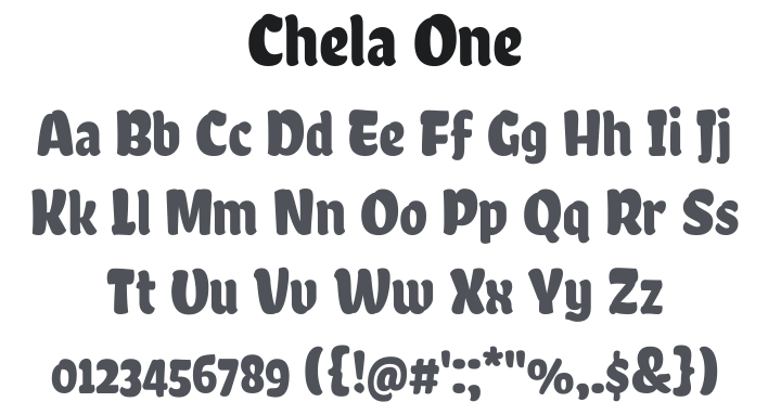 Chela One Font