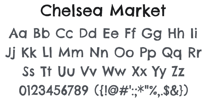 Chelsea Market Font