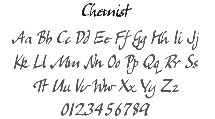 Chemist Font Family