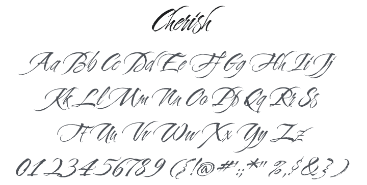 Cherish Font