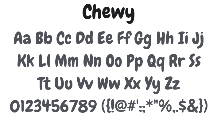 Chewy Font
