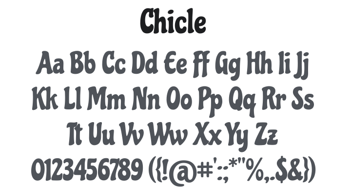 Chicle Font