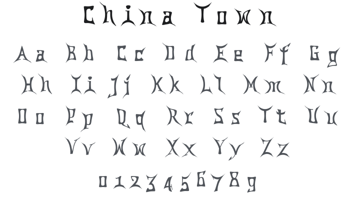 China Town Font