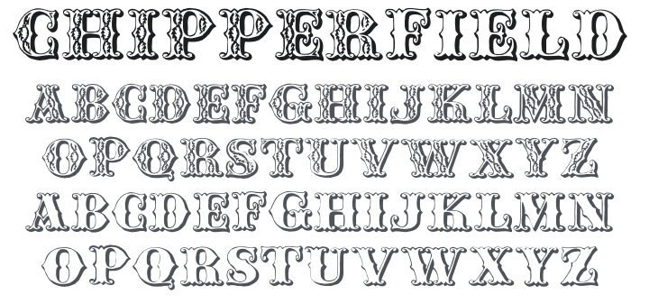 Chipperfield and Bailey Font