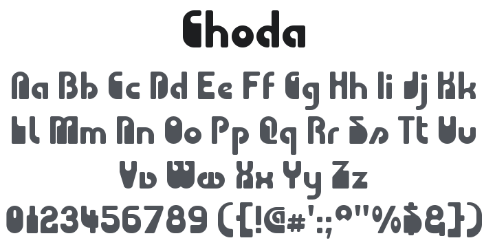 Choda Font Family