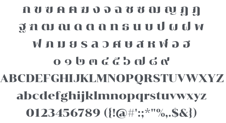 Chonburi Font