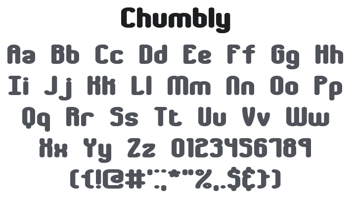 Chumbly Font