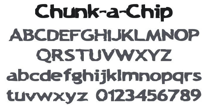 Chunk-a-Chip Font
