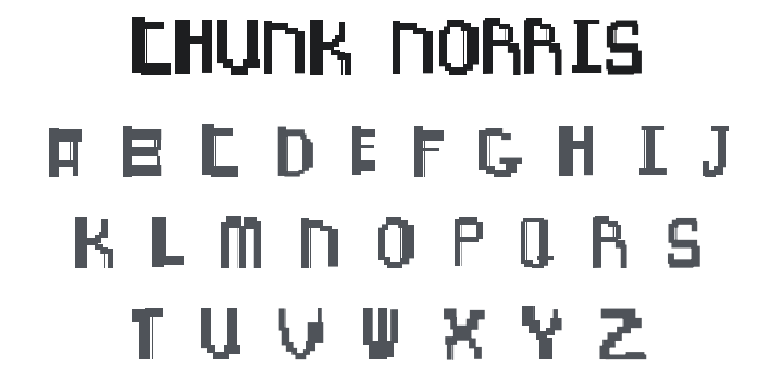 Chunk Norris Font