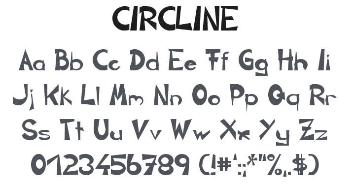Circline Font Family