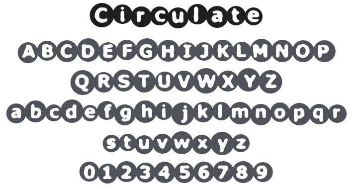 Circulate Font
