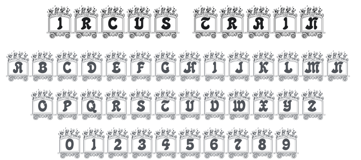 Circus Train Font