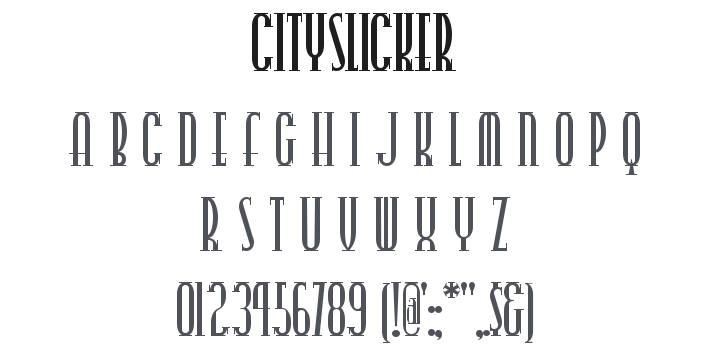 City Slicker Font