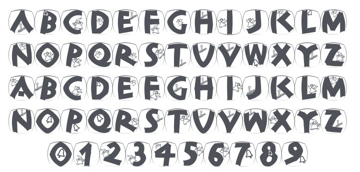 ClassiCaps Xmas Font