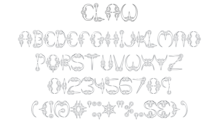 CLAW Font Family
