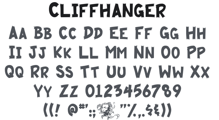 Cliffhanger Font